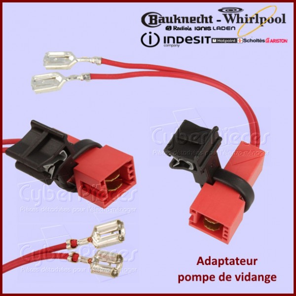 Adaptateur pompe de vidange Indesit C00537136 CYB-195195