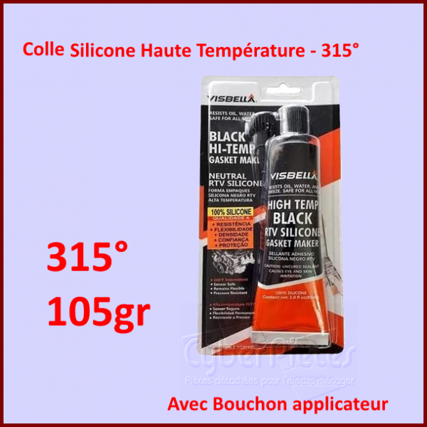 Tube silicone noir 105Gr Haute Température CYB-127721