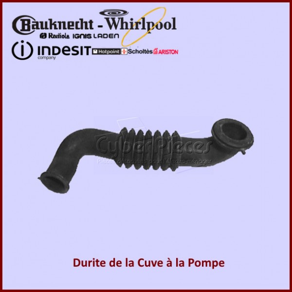 Durite Sortie Cuve Indesit C00103658 CYB-005852