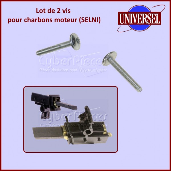 Lot de 2 Vis pour Charbons moteur (SELNI) CYB-213158