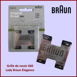 Grille de rasoir 660 Lady Braun Elegance CYB-052214