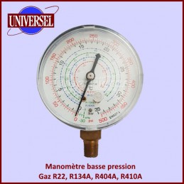 Manomètre basse pression Gaz R22, R134A, R404A, R410A CYB-141987