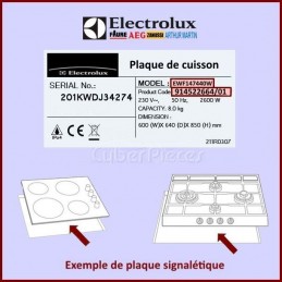 Support de lampe complet Electrolux 3879376931 - Pièces four