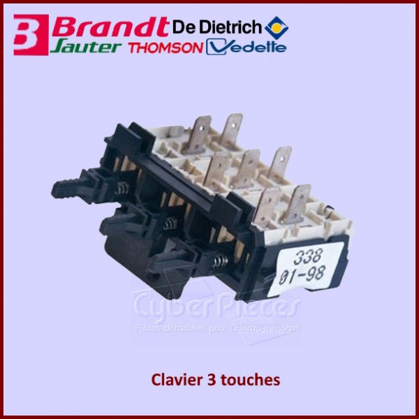 Sélecteur 3 touches Brandt 51X8005 CYB-012065