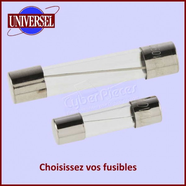 Fusible 15A Temporisé 6x32mm en verre