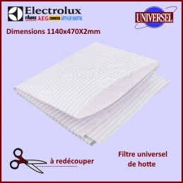 Filtre de hotte papier MCFE48U - 1140x470X2mm CYB-137904