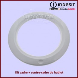 Kit cadre + contre-cadre de hublot Indesit C00058449 CYB-318655