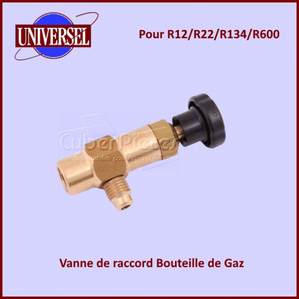 Vanne de raccord Bouteille de Gaz