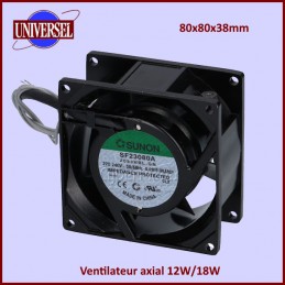 Ventilateur axial 12W/18W - 80x80x38mm CYB-144216