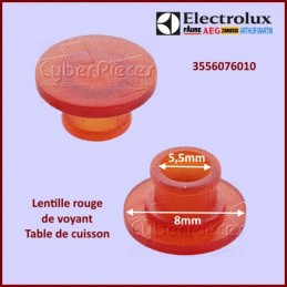 Lentille rouge de voyant Electrolux 3556076010 CYB-154291
