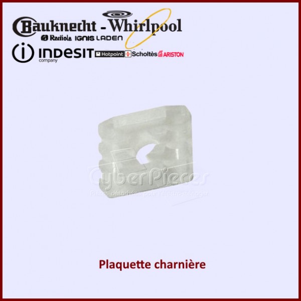 Plaquette charnière Indesit C00035769 CYB-314480