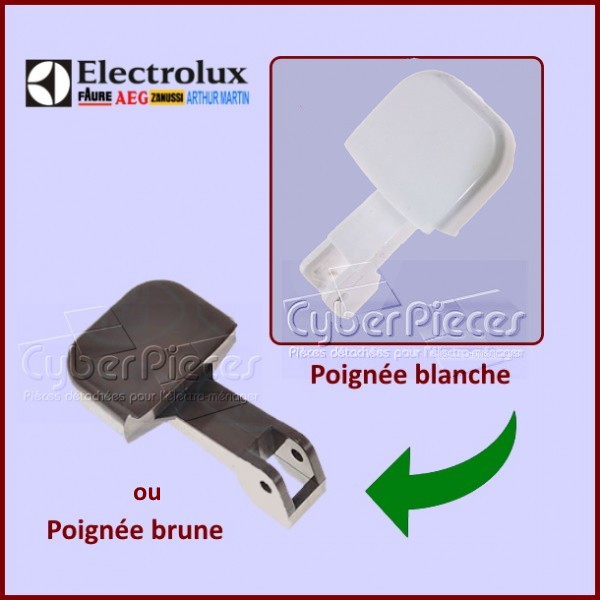 Poignée Blanche Seule Electrolux 50654712004 CYB-045926