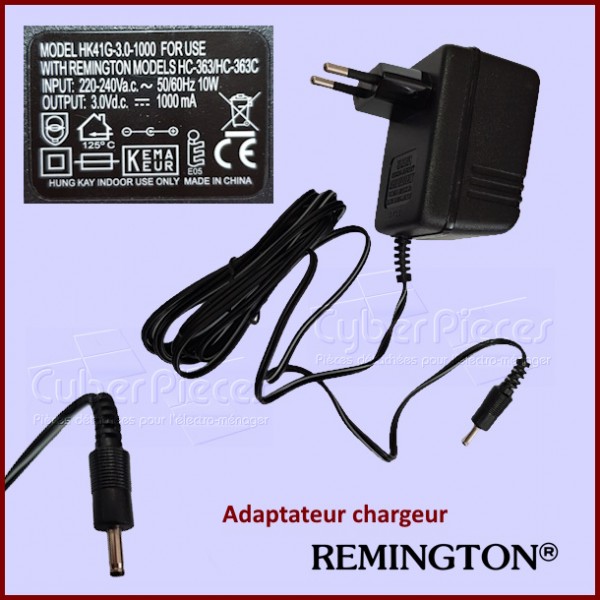 Adaptateur chargeur REMINGTON HK41G-3.0-1000 CYB-208864
