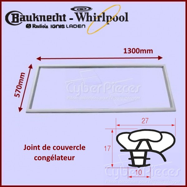 Joint de porte WHIRLPOOL JOINT MAGNETIQUE CONGELATEUR WHIRLPOOL