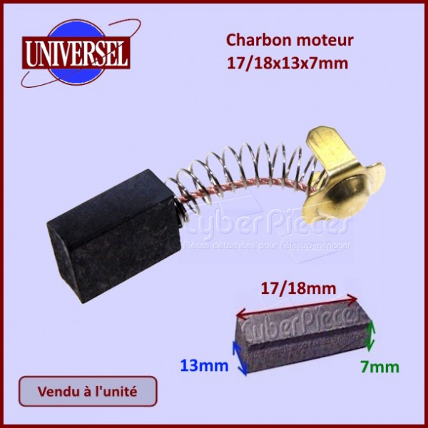 Charbon moteur 17-18x13x7mm CYB-373272