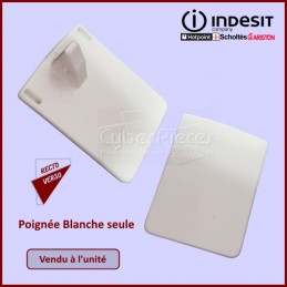 Poignée Blanche seule Indesit C00032312 CYB-195003