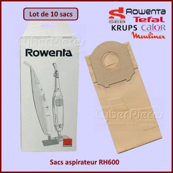 Sacs aspirateur RH600 Rowenta ZR500 - ZR680 - Lot de 10 CYB-225205