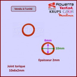 Joint torique 10x6x2mm Seb MS-0698861 CYB-343244