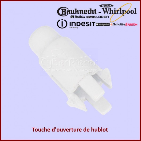 Touche d'ouverture de hublot Indesit C00046498 CYB-316392