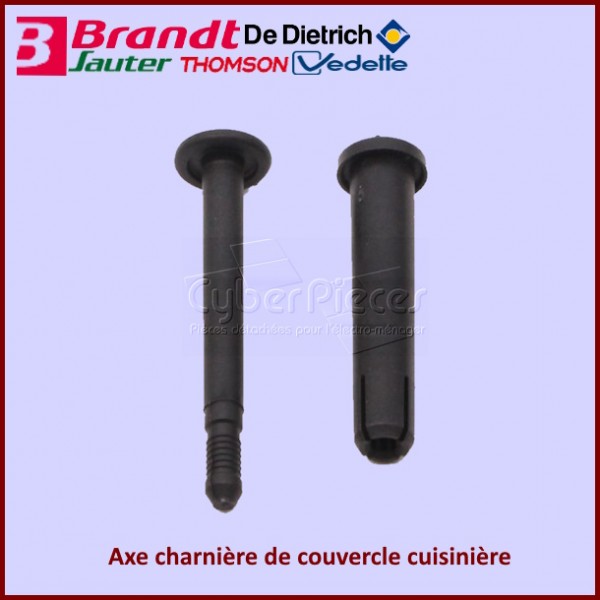 Axe charnière de couvercle cuisinière Brandt 76X3504 CYB-246156