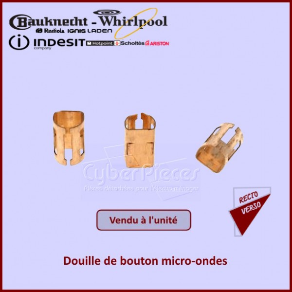 Douille de bouton Whirlpool 481990200619 CYB-208130