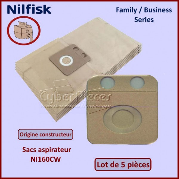 Sacs aspirateur NI160CW NILFISK 82222900 Original CYB-200233