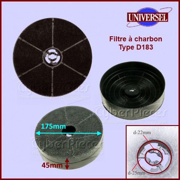 Filtre à charbon Type D183 CYB-200950