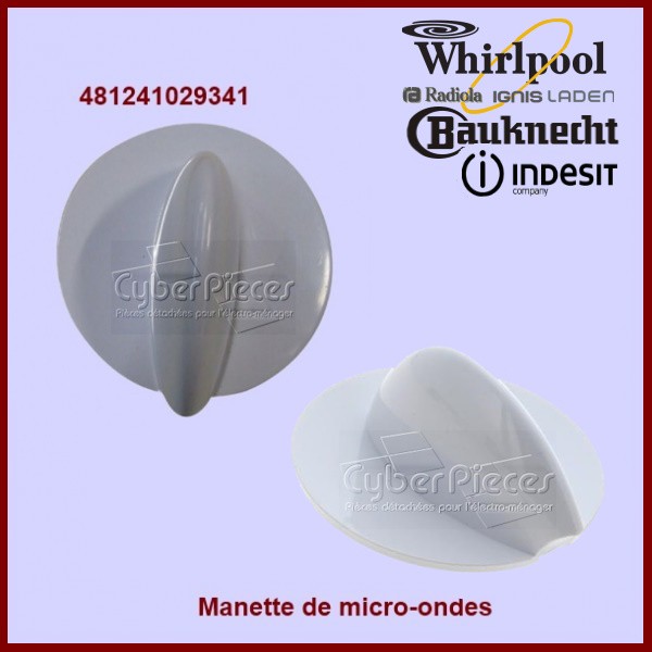 Bouton micro-ondes Whirlpool 481241029341 CYB-208123