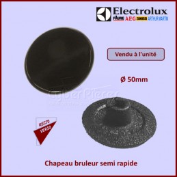 Chapeau bruleur semi rapide Gris Electrolux 6032514058 CYB-231305