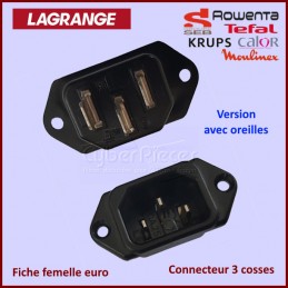 Connecteur 3 cosses male pour petit ménager CYB-240239