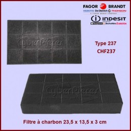 Lot de 2 Filtres à charbon - Type 237 - CHF237 CYB-002707