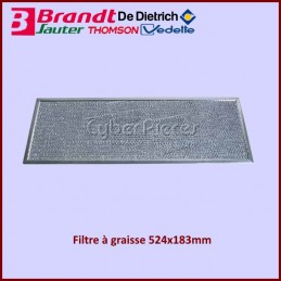 Filtre à graisse Brandt 74X2076 ***Pièce épuisée*** CYB-242073