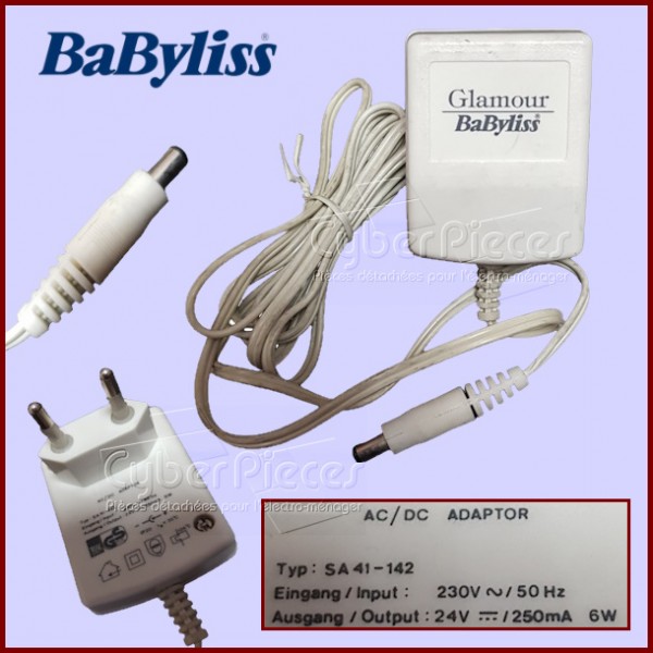 Adaptateur chargeur épilateur Babyliss Glamour