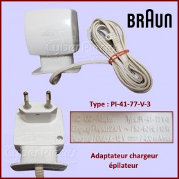 Adaptateur chargeur épilateur BRAUN PI-41-77-V-3 CYB-311236
