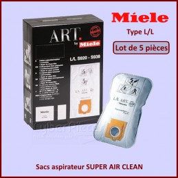 Lot de 5 sacs aspirateur Type L/L Miele 5852650 CYB-393942