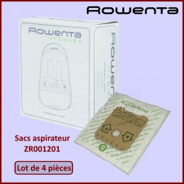 Sac Aspirateur HYGIENE+ ROWENTA ZR200520 Le lot de 4 sacs