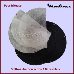 Lot de filtres friteuse Moulinex 9710040 CYB-114530