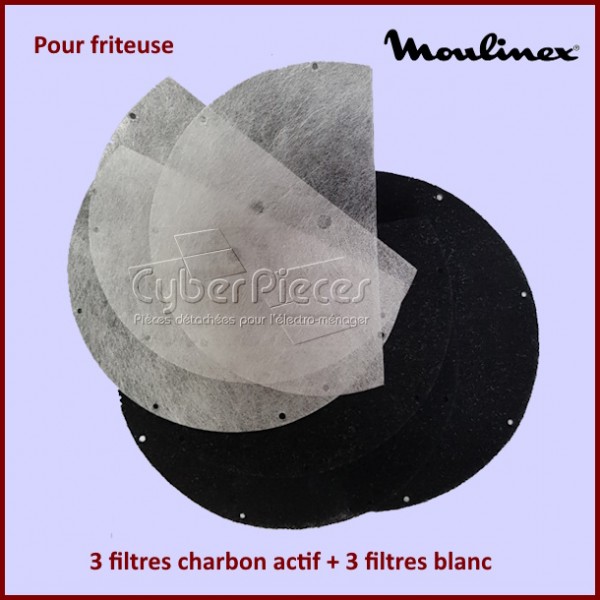 Filtre de rechange pour friteuse Filtre de Friteuse, 8 Pièces Filtre de  Remplacement de Friteuse electromenager electrique