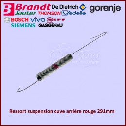 Ressort suspension cuve rouge 291mm Brandt WT5961000 CYB-226356