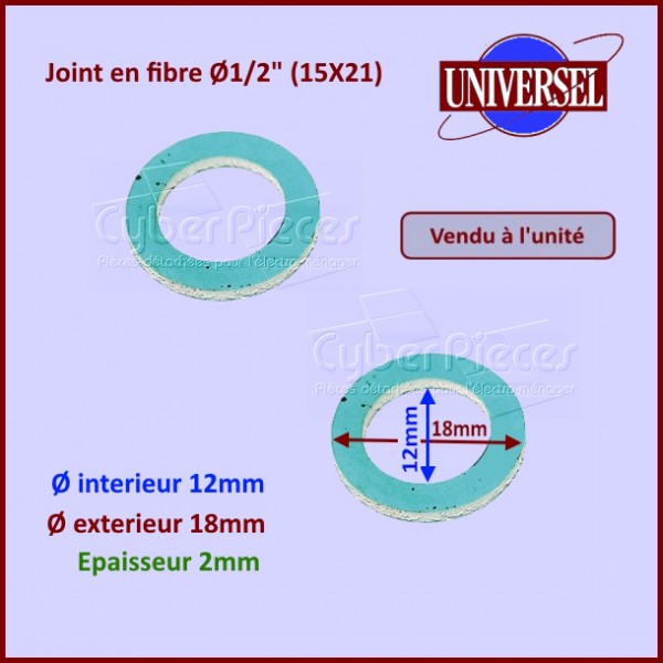 Joint en fibre Ø1/2" (15x21) CYB-135245