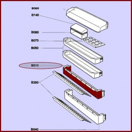 Balconnet bouteilles supérieur Laco 820014500 CYB-437066