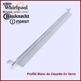 Profilé Blanc de Clayette En Verre Indesit C00114605 CYB-054874