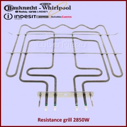 Resistance de voute 2850W Whirlpool 481225928873 CYB-183154