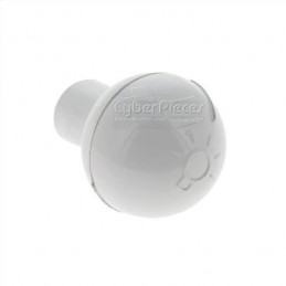 Bouton rond blanc de hotte Indesit C00135826 CYB-335249