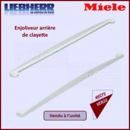 Demi clayette verre avant 510x171 pour refrigerateur liebherr