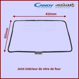 Joint intérieur de vitre de four Candy 93746865 CYB-260176