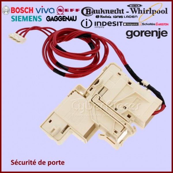 Sécurité de porte Whirlpool 481010552846 CYB-329217