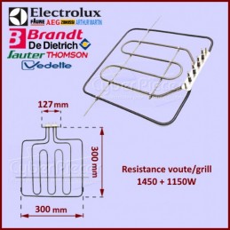 Resistance voute 1450-1000W Electrolux 6055148024 CYB-015615