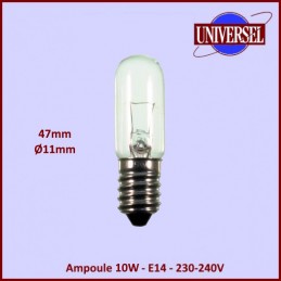 Ampoule 10W-E14 - 230-240V - 47mm - Ø11mm CYB-238083