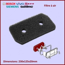 Filtre mousse sèche linge condensation BEKO 2964840100 - Vigier  Electroménager